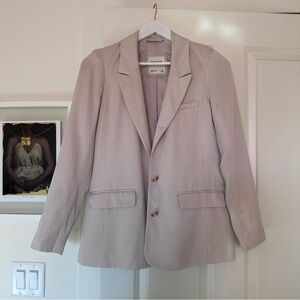 Abercrombie and Fitch Single-Breasted Boyfriend Blazer - S